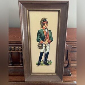 Vintage Mid-Century Framed FREDERICK ELMIGER Print